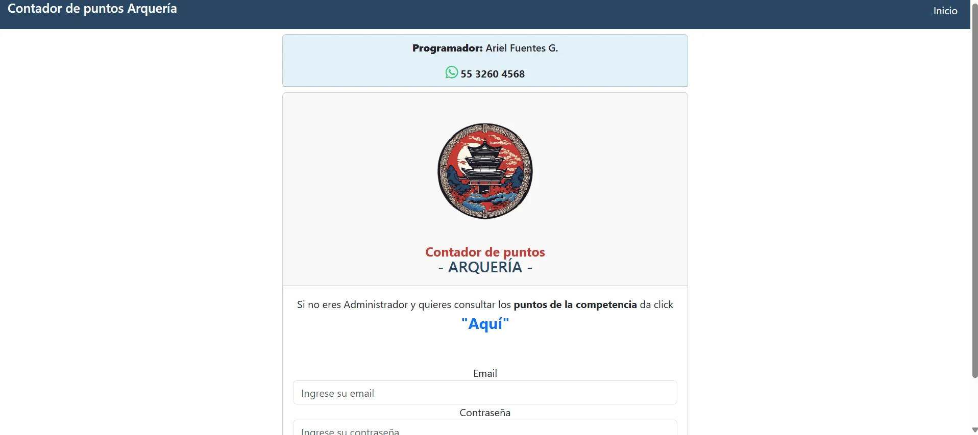 proyecto para rendimiento de tiro con arco