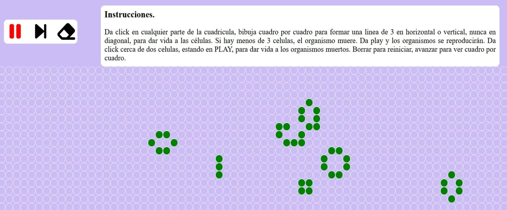 proyectos el juego de la vida